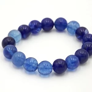 Pulsera Cuarzo Azul Rutilado